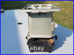 Antique Union Kerosene Sad Iron Double Burner Heater Stove Gardner Massachusetts