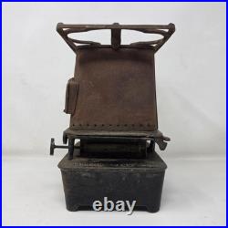 Antique Union Kerosene Sad Iron Double Burner Heater Stove Has 2 Wicks Untested