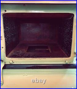 Antique/Vintage 1906 Green Enamel Glenwood K Gas Stove By The Weir Stove Company
