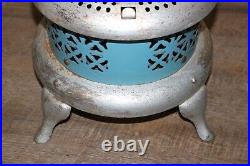 Antique Vintage Blue Porcelain 1913 Perfection 630 Smokeless Oil Heater Stove