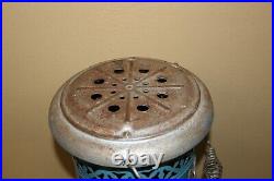 Antique Vintage Blue Porcelain 1913 Perfection 630 Smokeless Oil Heater Stove