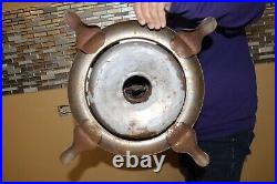 Antique Vintage Blue Porcelain 1913 Perfection 630 Smokeless Oil Heater Stove