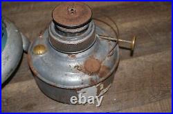 Antique Vintage Blue Porcelain 1913 Perfection 630 Smokeless Oil Heater Stove