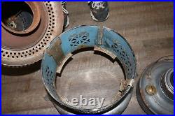 Antique Vintage Blue Porcelain 1913 Perfection 630 Smokeless Oil Heater Stove