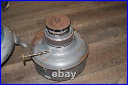Antique Vintage Blue Porcelain 1913 Perfection 630 Smokeless Oil Heater Stove