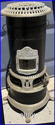Antique Vintage Kerosene Heater BARLER No. 2 Ideal Heater Cast Iron Chicago 1912