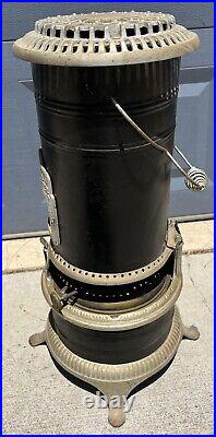 Antique Vintage Kerosene Heater BARLER No. 2 Ideal Heater Cast Iron Chicago 1912