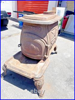 Antique Wedgewood Cast Iron Wood Burning Stove James Graham Mfg. Co, Cal