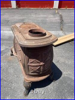 Antique Wedgewood Cast Iron Wood Burning Stove James Graham Mfg. Co, Cal