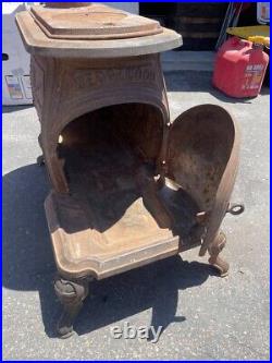 Antique Wedgewood Cast Iron Wood Burning Stove James Graham Mfg. Co, Cal