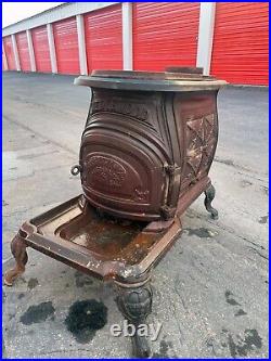 Antique Wedgewood Cast Iron Wood Burning Stove James Graham Mfg. Co, Cal