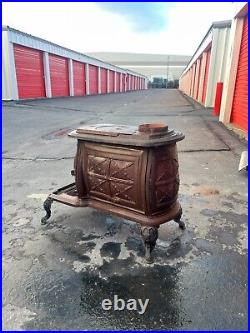 Antique Wedgewood Cast Iron Wood Burning Stove James Graham Mfg. Co, Cal