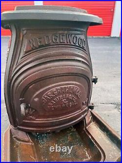 Antique Wedgewood Cast Iron Wood Burning Stove James Graham Mfg. Co, Cal