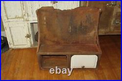 Antique Wood Stove Top ONLY Reclaimed Salvage Shabby Chic Rustic Farmhouse #3234