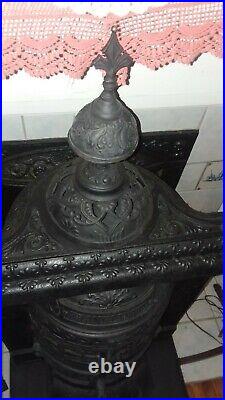 Antique cast iron parlor stove