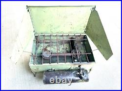 Antique early Coleman 2 Burner Model Camp Stove Outdoor USA Orig 1920's