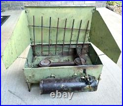 Antique early Coleman 2 Burner Model Camp Stove Outdoor USA Orig 1920's