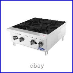 Atosa USA ACHP-4 24 Countertop Gas Hotplate with (4) Burners, Manual Control