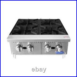 Atosa USA ACHP-4 24 Countertop Gas Hotplate with (4) Burners, Manual Control
