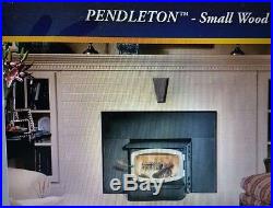 Avalon Pendleton AV790BL Wood Burning Stove +Fan Blower 44,400 Btu / hr