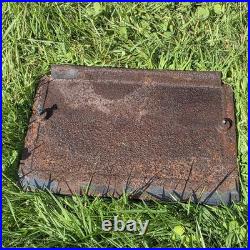 BLUE RESOLUTE ACCLAIM VERMONT CASTING WOODSTOVE (Back Flue Plate)