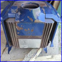 BLUE RESOLUTE ACCLAIM VERMONT CASTING WOODSTOVE (Back Flue Plate)