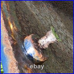 BLUE RESOLUTE ACCLAIM VERMONT CASTING WOODSTOVE (Back Flue Plate)