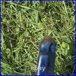 BLUE RESOLUTE ACCLAIM VERMONT CASTING WOODSTOVE (Back Flue Plate)