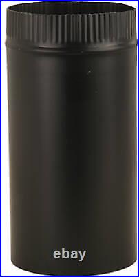 BM0113 Stove Pipe, Black, 24-Ga, 8 x 24-In. Quantity 10