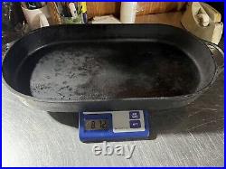 BSR Birmingham Stove Range 3052C Cast Iron Oval Shallow Fish Fryer Pan
