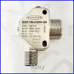 Banner Q3XTBLD200-Q8 Photoelectric Sensor, 200MM Range, 10-30 Vdc, 91635 USA Banner Q3XTBLD200-Q8 Photoelectric Sensor, 200MM Range, 10-30 Vdc, 91635 USA