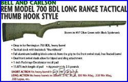 Bell and Carlson Remington 700 BDL Long Range Tactical, Thumb Hook, Long Action