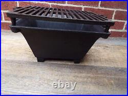 Birmingham Stove Range / BSR Cast Iron Mini Sportee Grill/ Hibachi, Restored