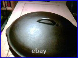Birmingham Stove Range /Cast Iron #10/ 12-5/8 Dutch Oven, Restored Ready to use