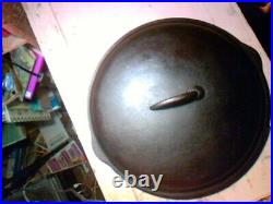 Birmingham Stove Range /Cast Iron #10/ 12-5/8 Dutch Oven, Restored Ready to use