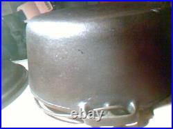 Birmingham Stove Range /Cast Iron #10/ 12-5/8 Dutch Oven, Restored Ready to use