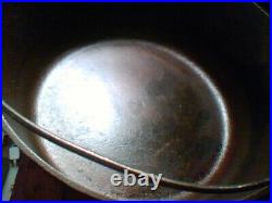 Birmingham Stove Range /Cast Iron #10/ 12-5/8 Dutch Oven, Restored Ready to use