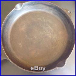 Birmingham Stove and Range BSR No. 14 Cast Iron Skillet 14S Frying Pan Heat Ring