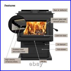 Blue Ridge 300P Wood Burning Stove-Large 75,000 BTUs