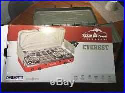 Brand New Camp Chef Everest 2 Burner Stove Matchless Ignition