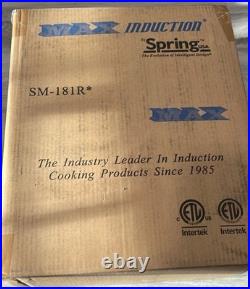 Brand new in box Spring USA SM181R Max Induction Range, 110V1800