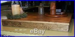 Built-in Island Type Wood Stove Top Cover stained Special Walnut