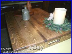 Built-in Island Type Wood Stove Top Cover stained Special Walnut