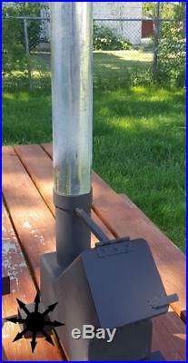 Bullet Proof Rocket Stove and Tent Heater Model 50BMG Gravity Feed USA Made