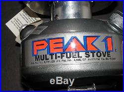 COLEMAN PEAK 1 MULTI-FUEL STOVE KIT BACKPACKING CAMPING HIKING With FUEL BOTTLE ++