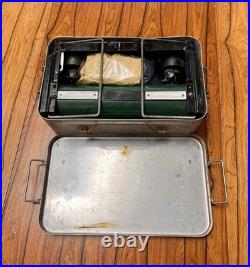 COLEMAN WWII 523 USA MD Medical Military 2 Burner Field Stove UNTESTED
