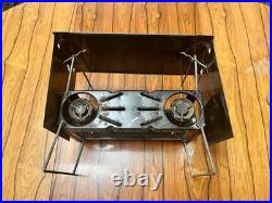 COLEMAN WWII 523 USA MD Medical Military 2 Burner Field Stove UNTESTED
