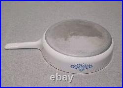 CORNING WARE RANGE TOPPER N-10-B 10 SKILLET With LID BLUE CORNFLOWER RARE