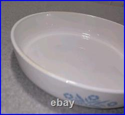 CORNING WARE RANGE TOPPER N-10-B 10 SKILLET With LID BLUE CORNFLOWER RARE