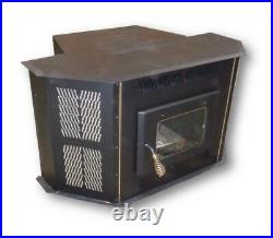 CORN STOVE 50,000 BTU's Direct Vent Fireplace Insert Freestanding with Vent Pipe